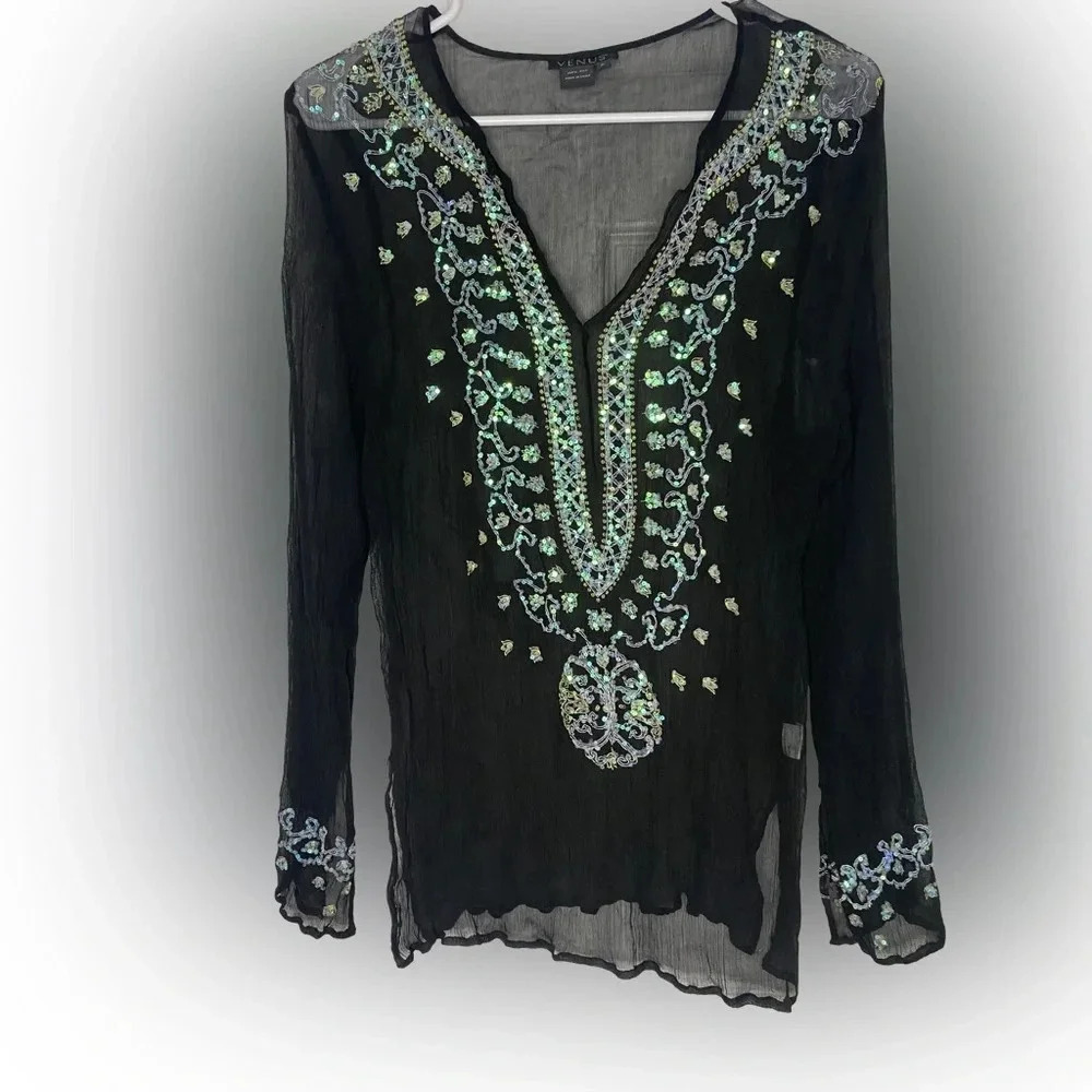 Venus sheer blouse